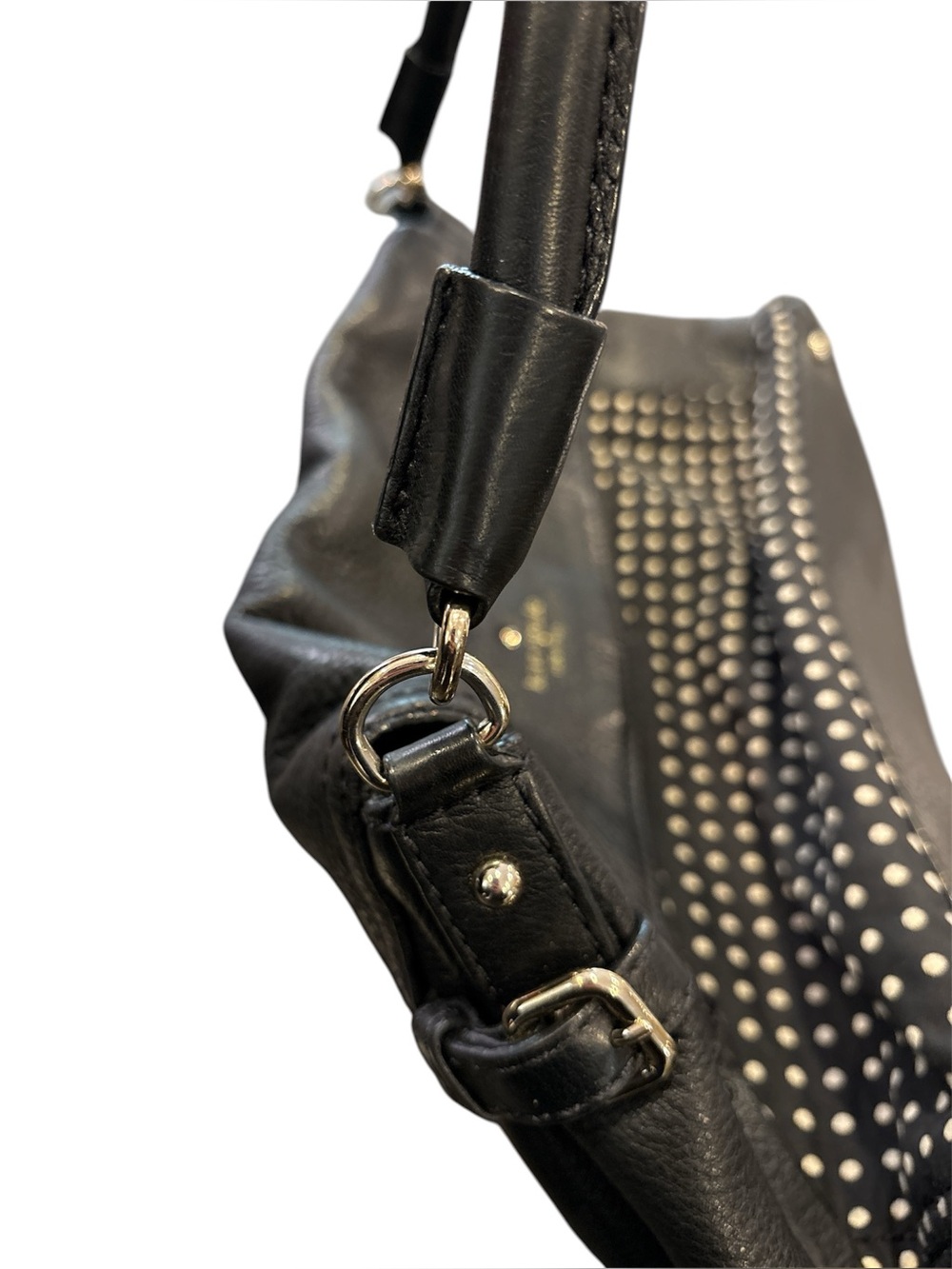 kate spade Black Studded Cobble Hill Shoulder Bag - Picture 9 of 15